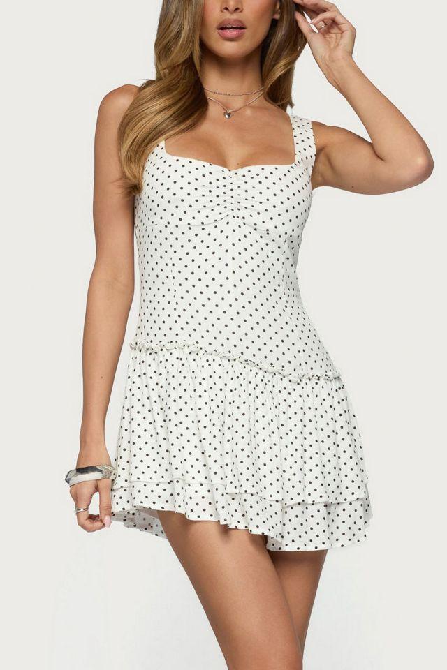 Edikted Mercedez Polka Dot Romper by EDIKTED