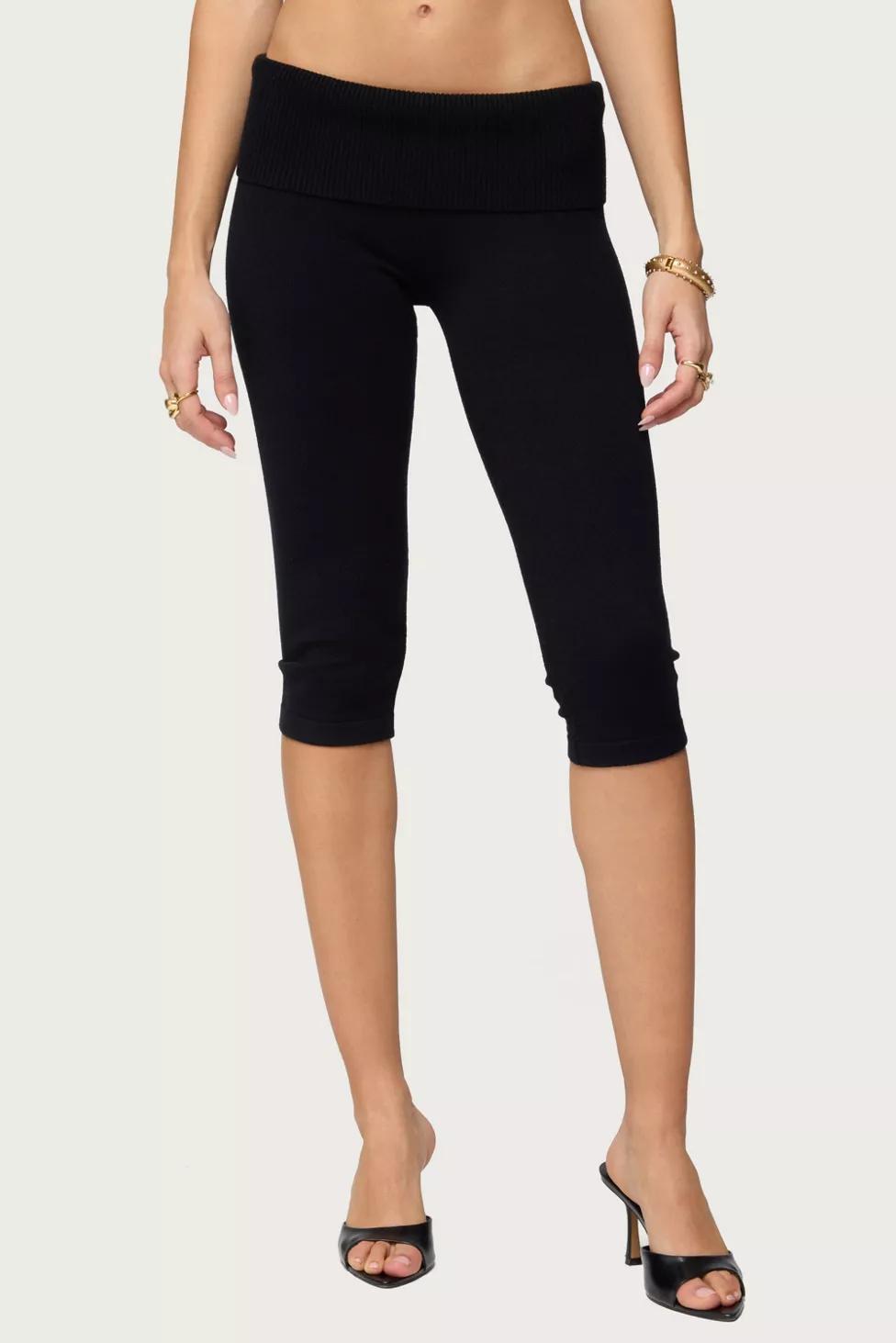 Edikted Skyla Knit Capri Pants by EDIKTED