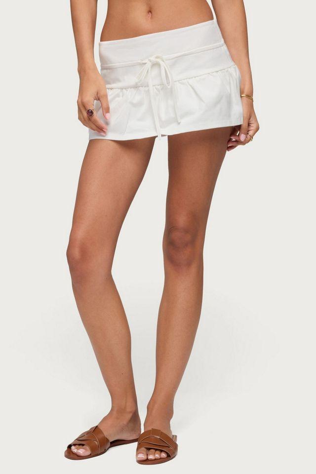 Edikted Yelena Peplum Mini Skort by EDIKTED
