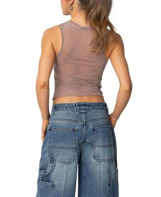 Erica Sheer Gathered Top by EDIKTED