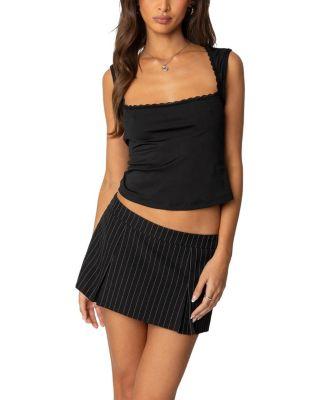Fae Square Neck Open Back Top by EDIKTED