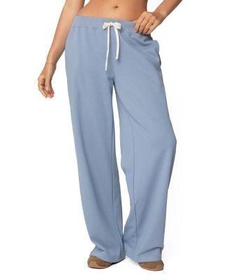 French Terry Straight Leg Sweatpants by EDIKTED