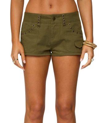 Hazen Grommet Low Rise Shorts by EDIKTED