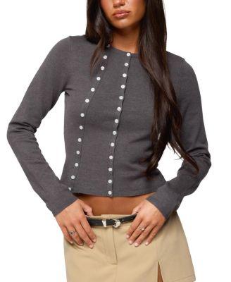 Hestia Button Up Knit Cardigan by EDIKTED
