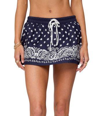 Hidi Bandana Print Mini Skirt by EDIKTED