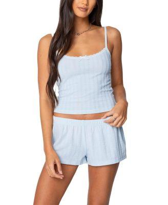 Irene Pointelle Tank Top by EDIKTED