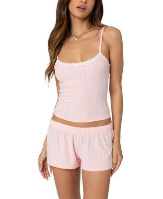 Irene Pointelle Tank Top by EDIKTED