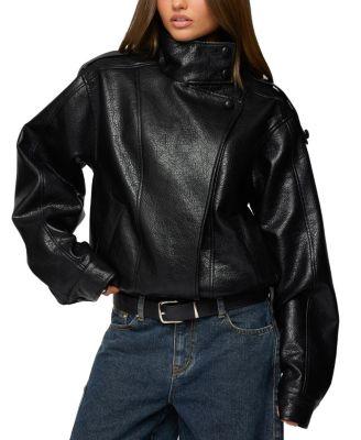 Jaicee High Neck Oversized Jacket by EDIKTED
