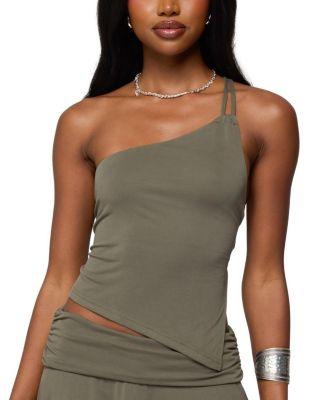 Janah Asymmetric One Shoulder Backless Top by EDIKTED