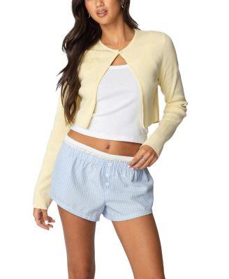 Jayne Split Front Knit Cardigan by EDIKTED