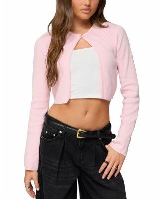 Jayne Split Front Knit Cardigan by EDIKTED