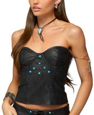 Jessica Cupped Strapless Top by EDIKTED