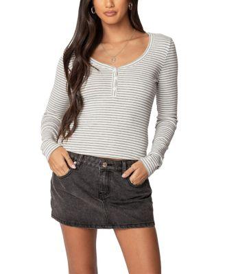 Jocelyn Striped Top by EDIKTED