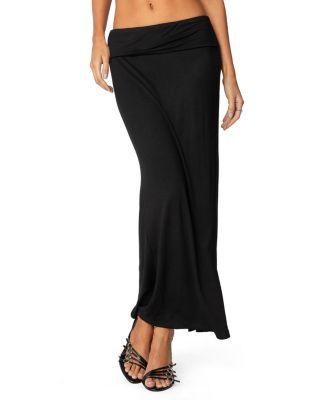 Johanna Fold Over Maxi Skirt by EDIKTED