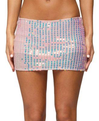 Kaelyn Sequin Mini Skort by EDIKTED