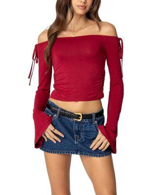 Keaghan Off Shoulder Top by EDIKTED