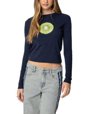 Kiwi Long Sleeve Top by EDIKTED