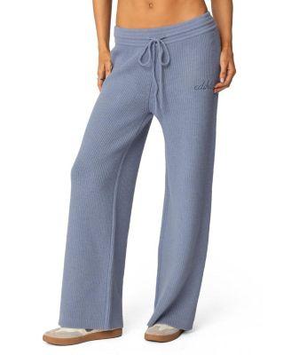 Kris Ribbed Knit Sweatpants by EDIKTED