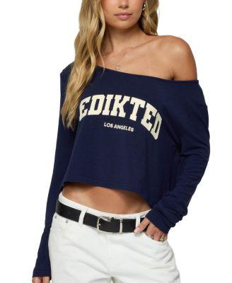 La Babe Off Shoulder Top by EDIKTED