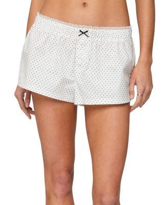 Lexa Polka Dot Boxer Shorts by EDIKTED