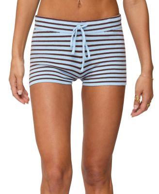 Lillian Striped Knit Shorts by EDIKTED