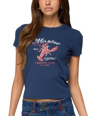 Lobster Club T Shirt by EDIKTED
