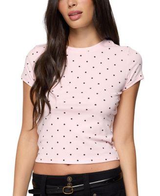 Lorenzo Polka Dot T-Shirt by EDIKTED