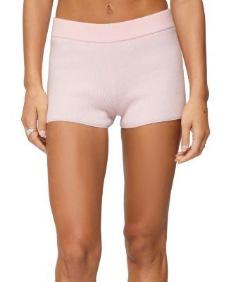 Lorie Ribbed Knit Shorts by EDIKTED
