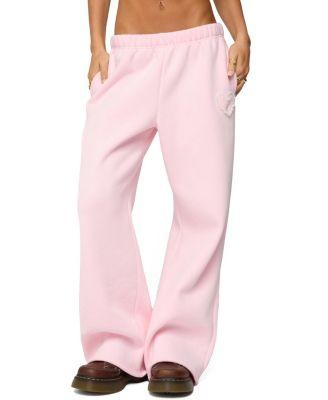 Love Wide Leg Sweatpants by EDIKTED