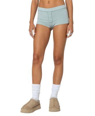 Maelle Pointelle Micro Shorts by EDIKTED