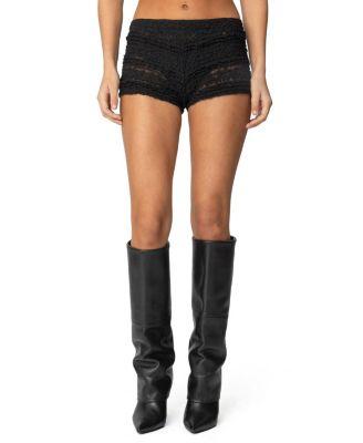 Maisley Sheer Lace Shorts by EDIKTED