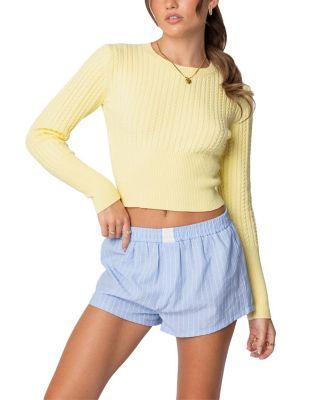 Mallory Cable Knit Sweater by EDIKTED