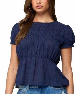 Maricella Gathered Tiered Top by EDIKTED