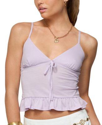 Martie Peplum Tank Top by EDIKTED