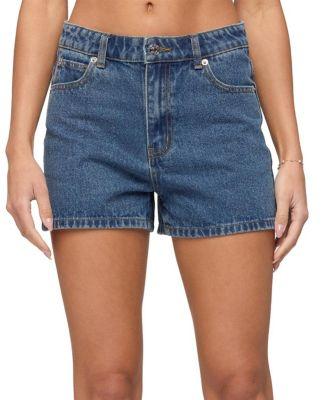 Milena High Rise Denim Shorts by EDIKTED