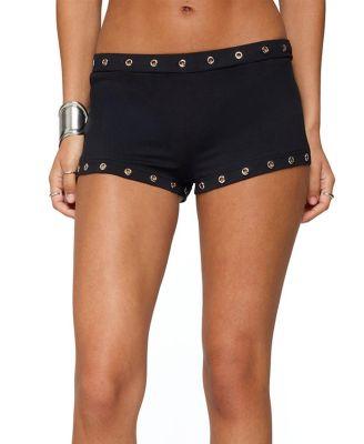 Neriah Grommet Micro Shorts by EDIKTED
