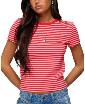 Nessie Striped T Shirt by EDIKTED