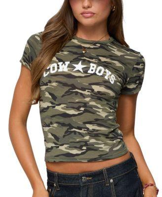 Nika Camo Cowboys T-Shirt by EDIKTED