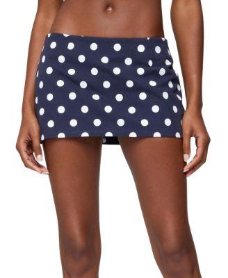 Noreen Polka Dot Mini Skort by EDIKTED