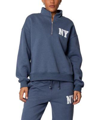 Ny Quarter Zip Sweatshirt by EDIKTED