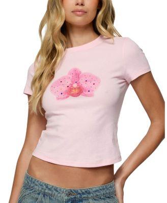 Orchid Gemstone T Shirt by EDIKTED
