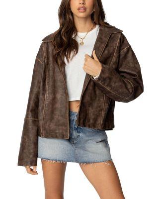 Oversized Washed Jacket by EDIKTED