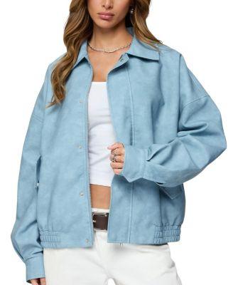 Oversized Washed Jacket by EDIKTED