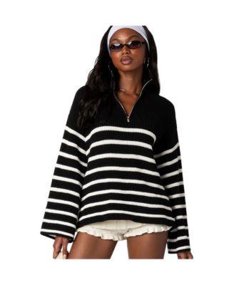 Oversized quarter zip sweater by EDIKTED