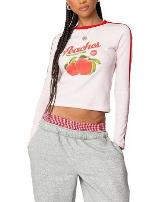 Peachy Long Sleeve T Shirt by EDIKTED