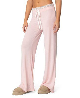 Peekaboo Lace Pants by EDIKTED