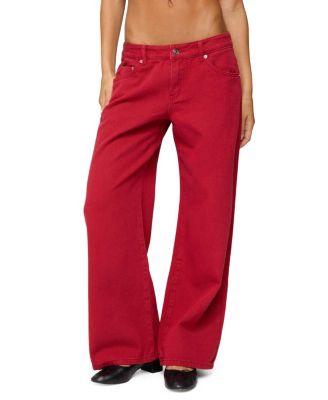 Petite Roman Low Rise Jeans by EDIKTED