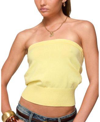 Philipa Strapless Knit Top by EDIKTED