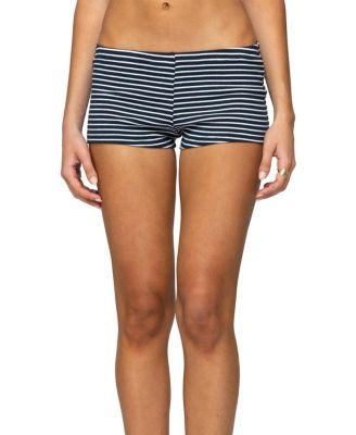 Reagan Striped Ribbed Micro Shorts by EDIKTED
