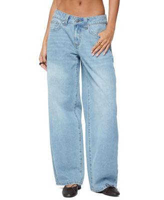 Rivka Low Rise Baggy Jeans by EDIKTED